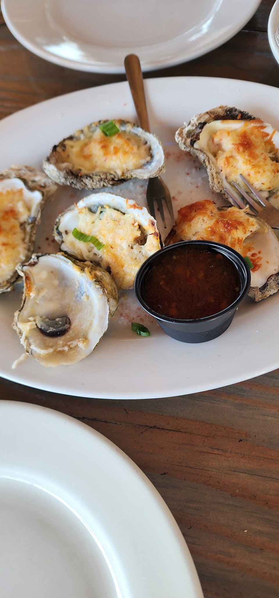 Crab Rangoon Oysters Half